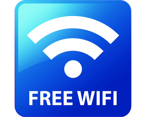 Samolepka WIFI FREE