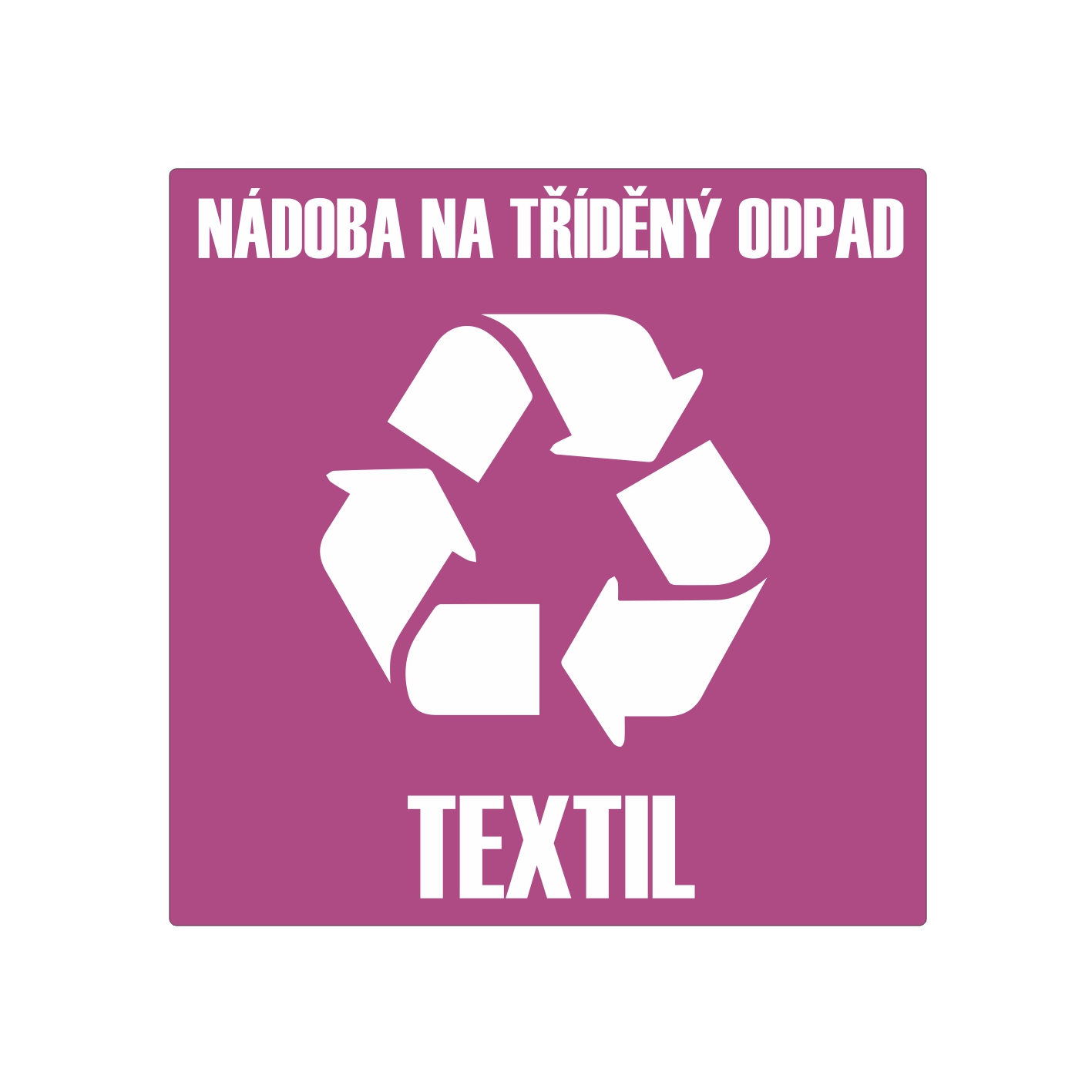 Textil samolepka